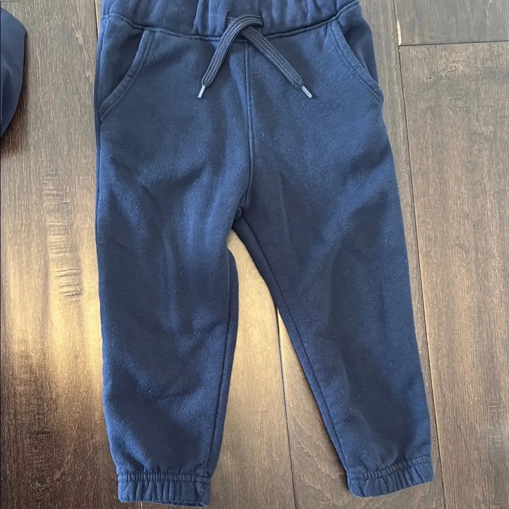 Adorable Old Navy Blue Dino Head Hoodie and Joggers with Elastic Waistband!